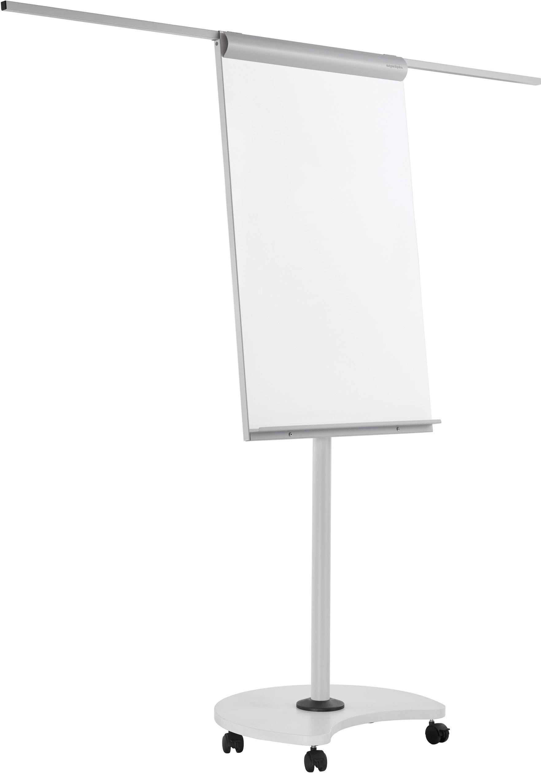 magnetoplan Flipchart Junior Plus Weiß abwischbar, beschriftbar, höhenverstellbar, Inkl. Ablageschale, magnethaftend 12269F14