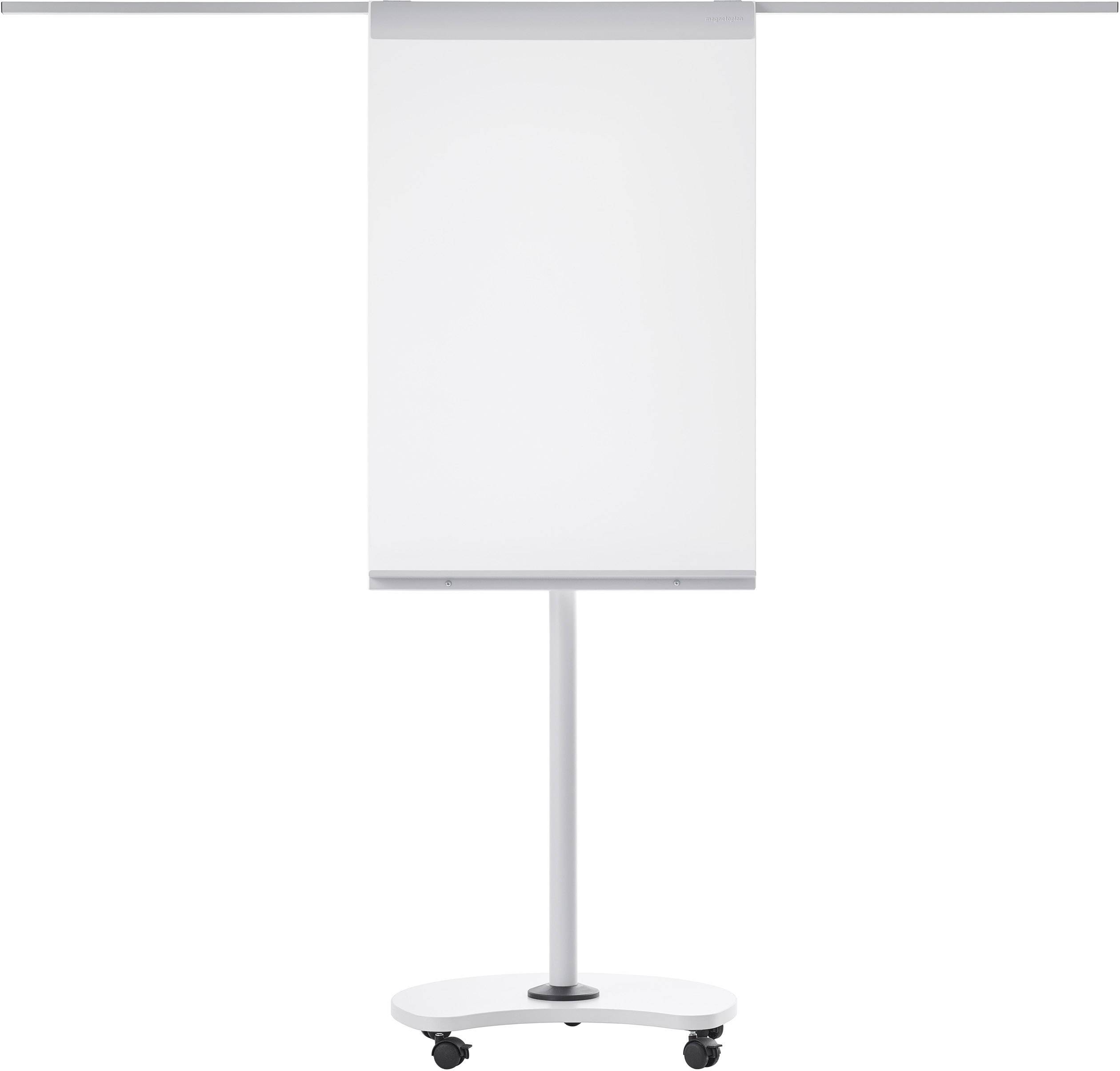 magnetoplan Flipchart Junior Plus Weiß abwischbar, beschriftbar, höhenverstellbar, Inkl. Ablageschale, magnethaftend 12269F14