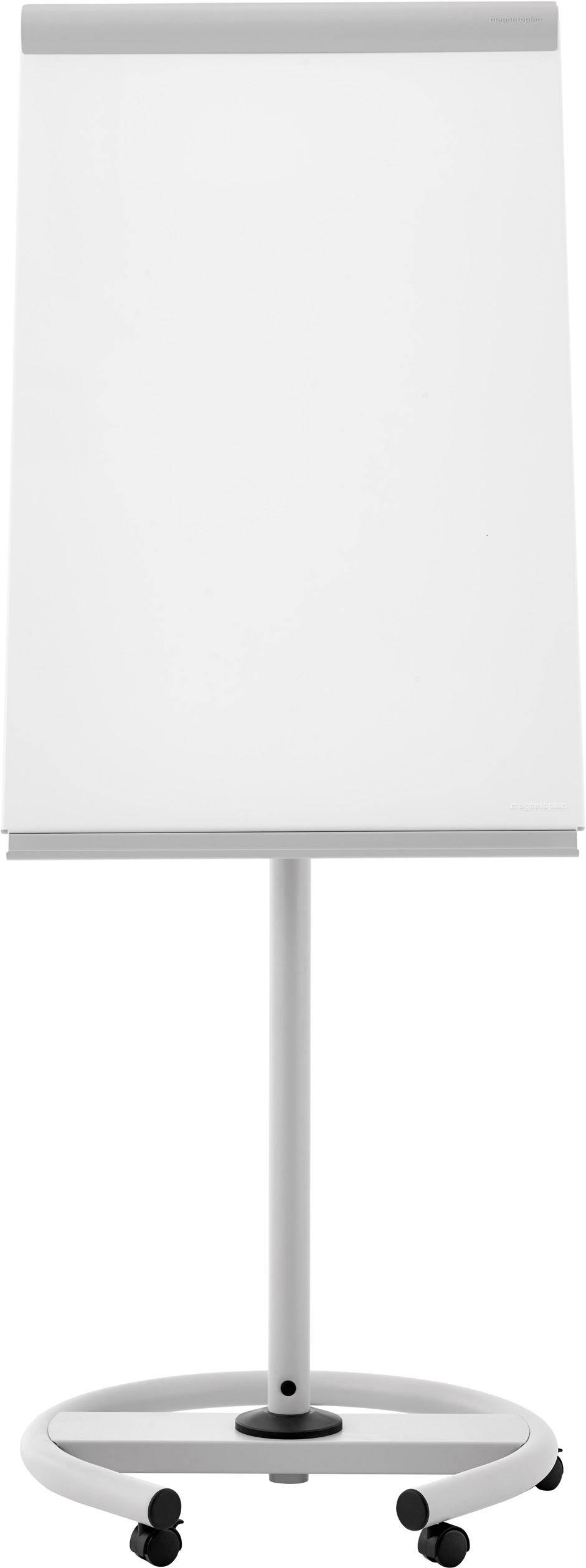 magnetoplan Flipchart De Luxe (B x H) 680 mm x 970 mm Weiß beschriftbar, abwischbar, höhenverstellbar, Inkl. Ablageschale, magnethaftend 12270F13