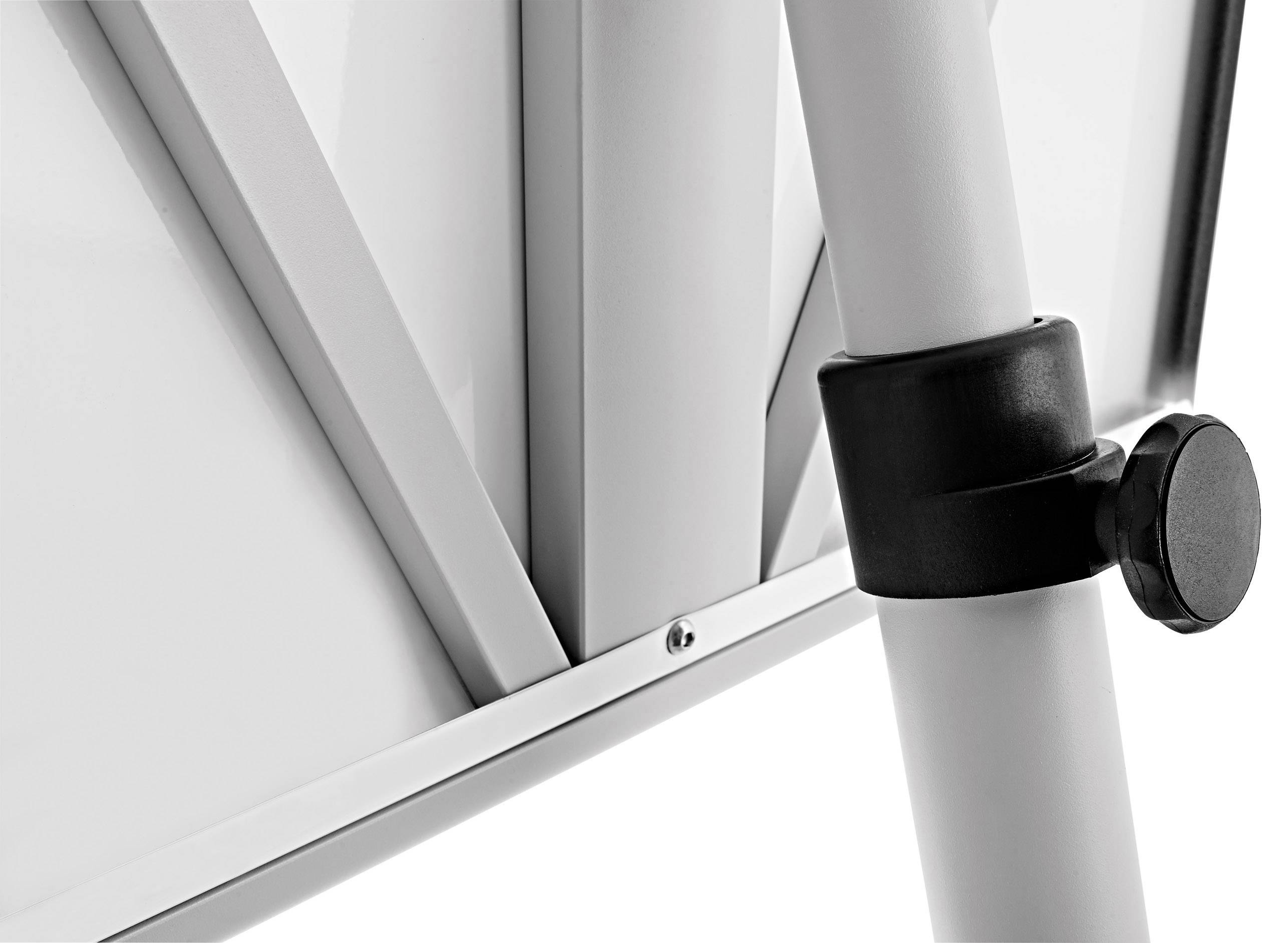 magnetoplan Flipchart De Luxe (B x H) 680 mm x 970 mm Weiß beschriftbar, abwischbar, höhenverstellbar, Inkl. Ablageschale, magnethaftend 12270F13