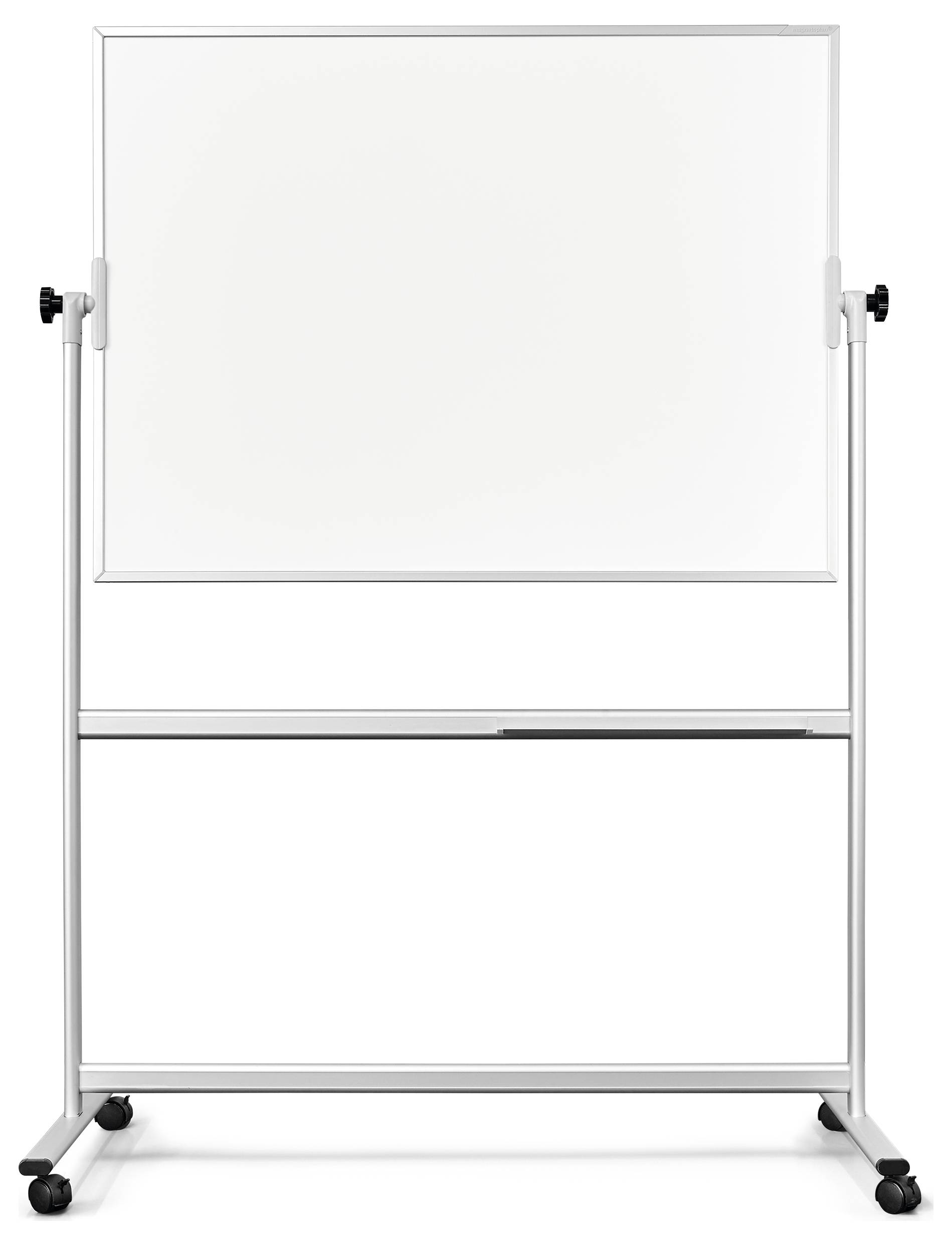 magnetoplan Whiteboard CC Mobil (B x H) 1500 mm x 1000 mm Weiß emailliert Beide Seiten nutzbar, Inkl. Ablageschale