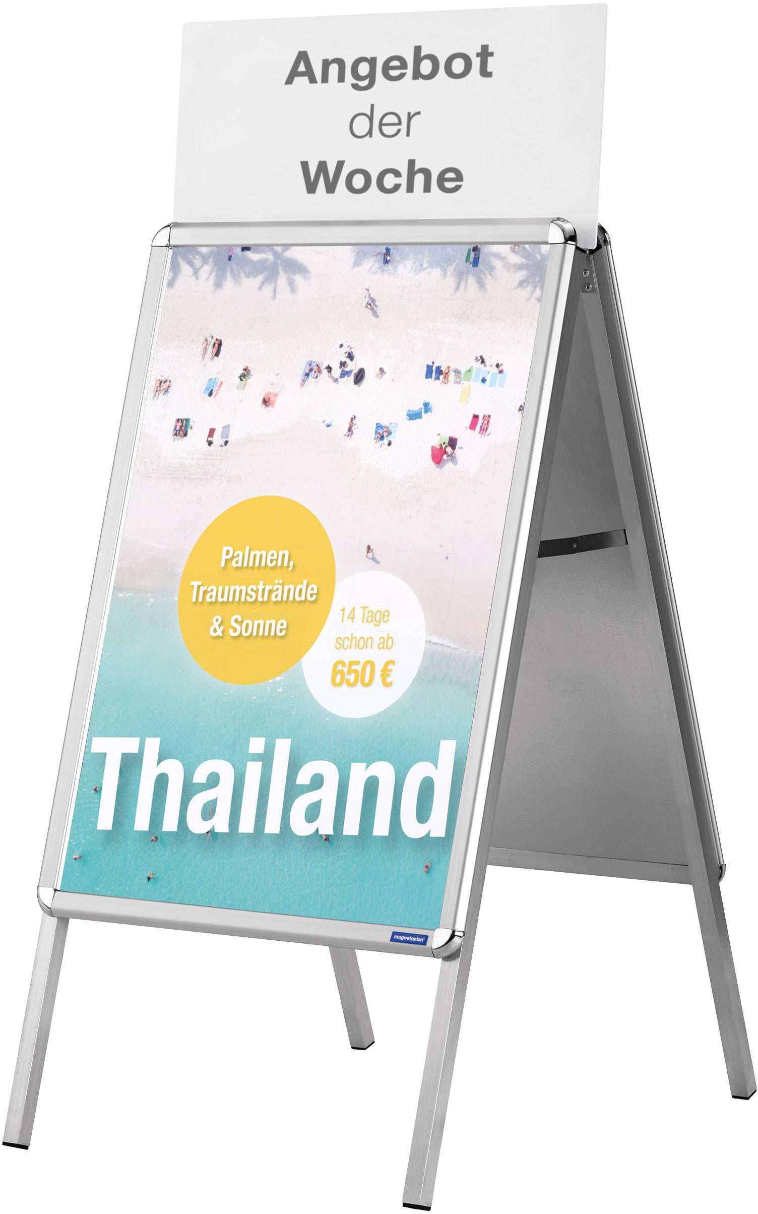 Magnetoplan Kundernstopper Plakathalter 1 x DIN A1 639 mm x 886 mm x 25 mm 1 St.