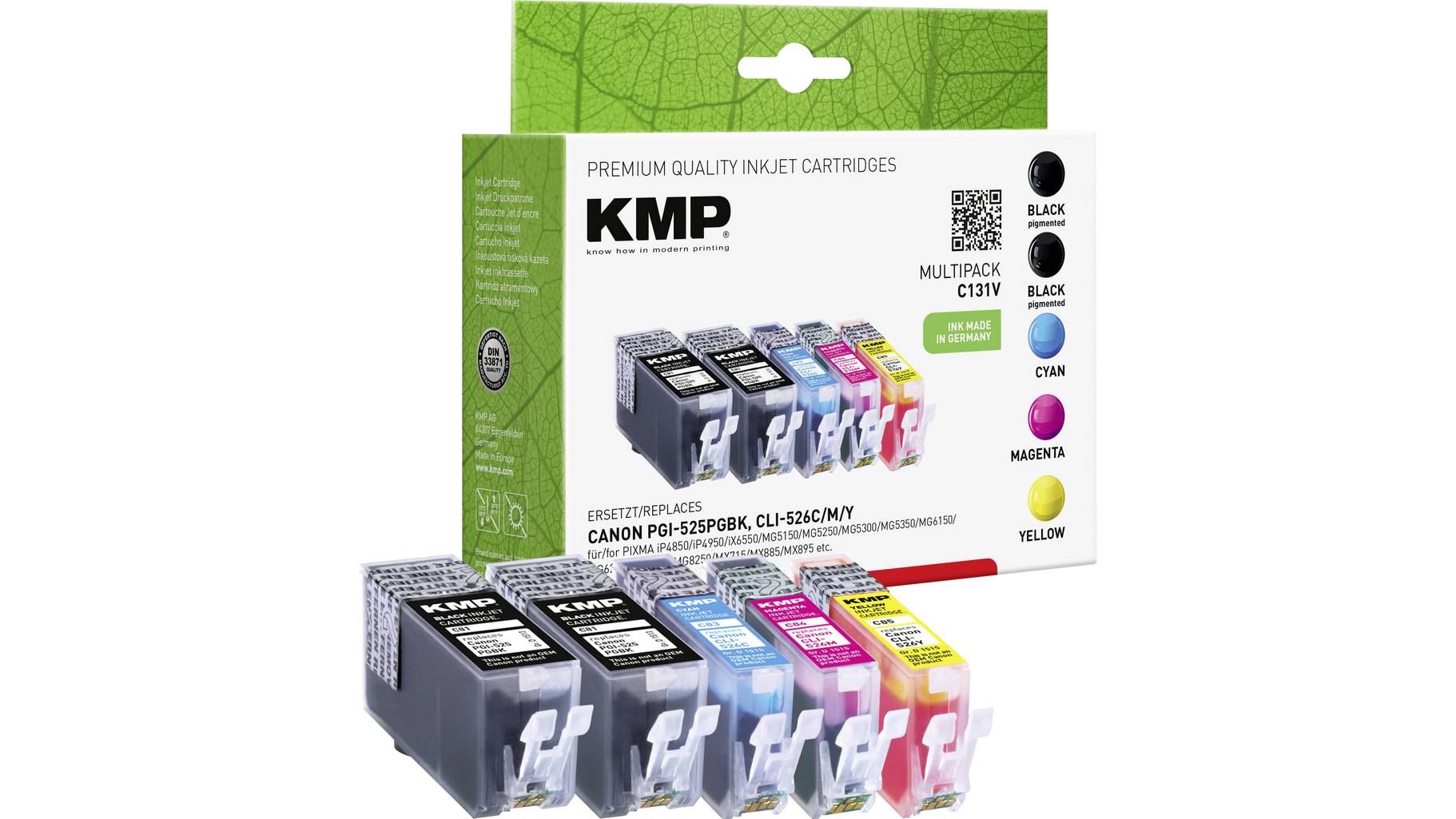 Start - Set Di 20 Cartucce Di Ricambio Per Canon PGI-525BK Nero - Foto 1