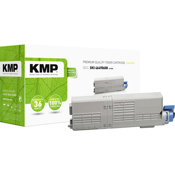 KMP Toner ersetzt OKI 46490608 Kompatibel Schwarz 7000 Seiten O-T53X