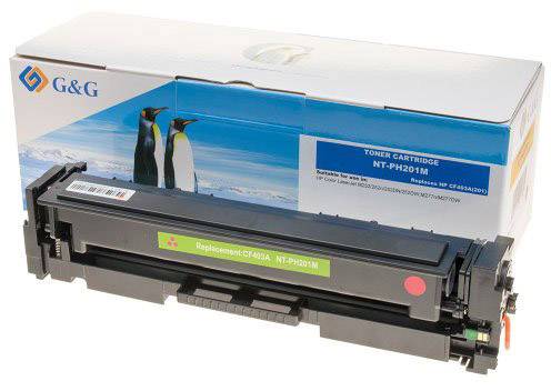 G&G Toner ersetzt HP 201A, CF403A Kompatibel Magenta 1400 Seiten 14371