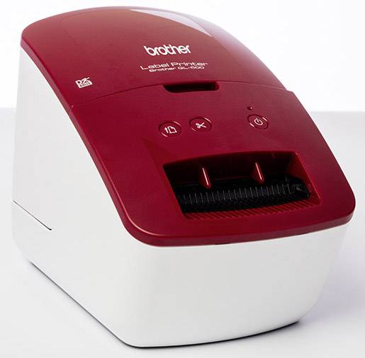 Brother QL-600R Etiketten-Drucker Thermodirekt 300 x 600 dpi Etikettenbreite (max.): 62 mm USB