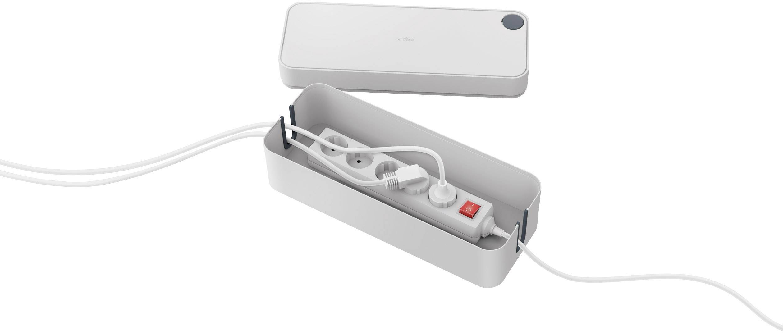 Durable Kabel-Organisations-Box CAVOLINE® BOX L 503010 Grau 1 St.