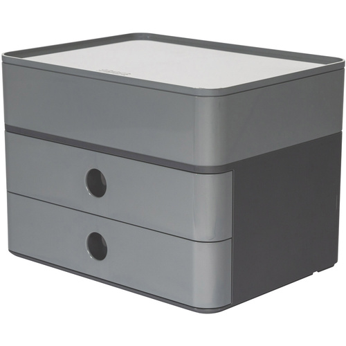 HAN SMART-BOX PLUS ALLISON 1100-19 Schubladenbox Schwarz, Grau, Weiß Anzahl der Schubfächer: 2