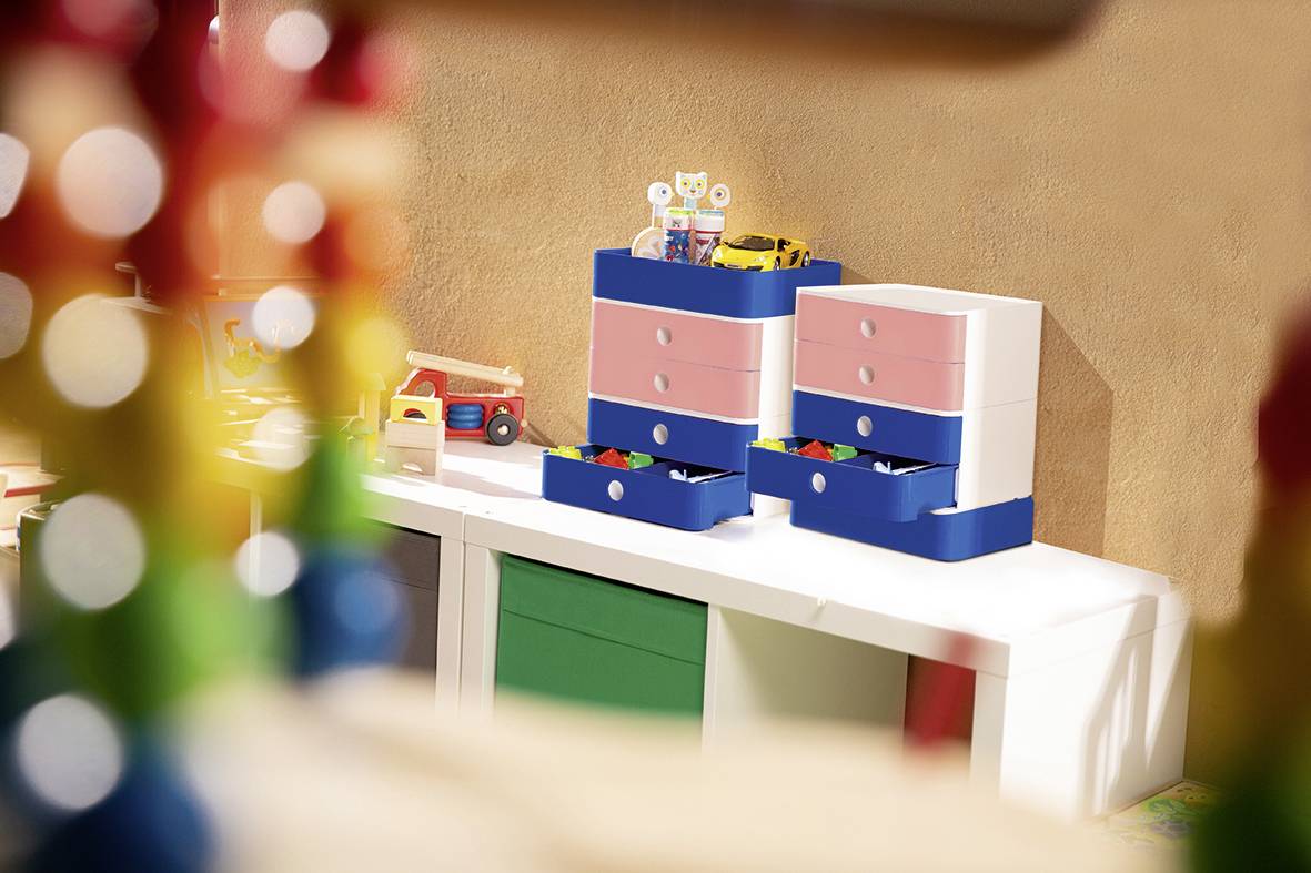 HAN SMART-BOX PLUS ALLISON 1100-86 Schubladenbox Rosa, Weiß Anzahl der Schubfächer: 2