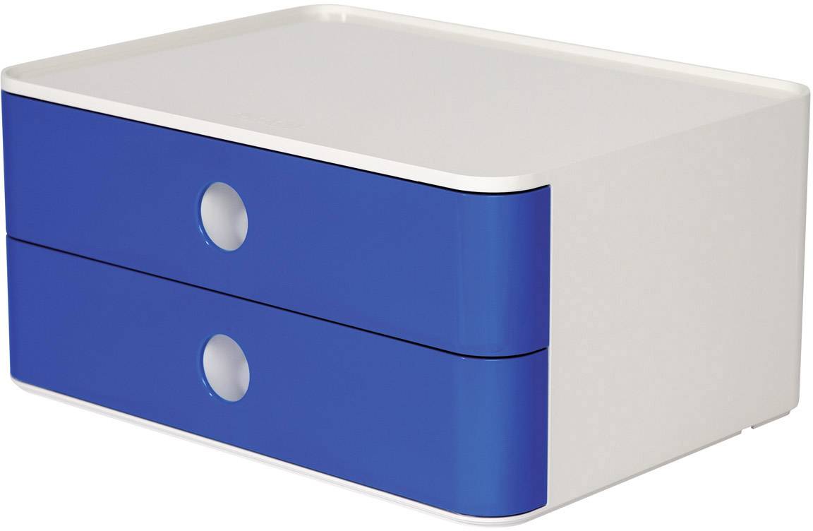 HAN Schubladenbox SMART-BOX ALLISON 1120-14 Royalblau, Weiß Anzahl der Schubfächer: 2