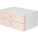 HAN Schubladenbox SMART-BOX ALLISON 1120-86 Rosa, Weiß Anzahl der Schubfächer: 2