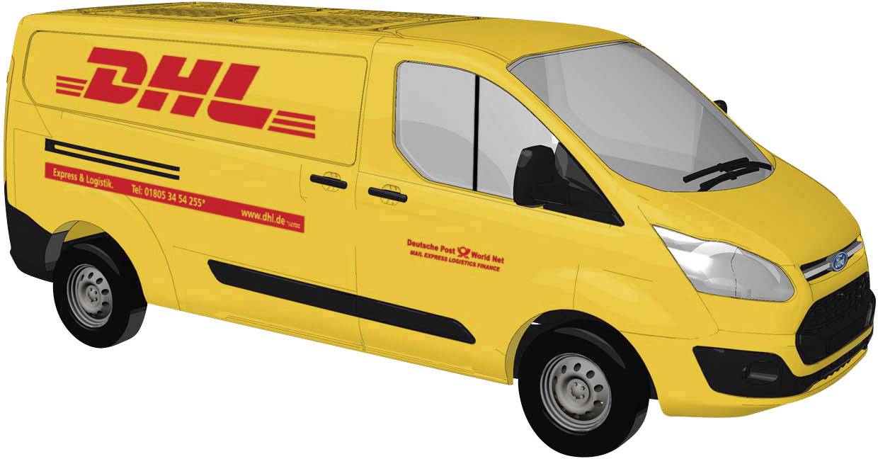 Busch 52411 H0 LKW Modell Ford Transit Custom DHL