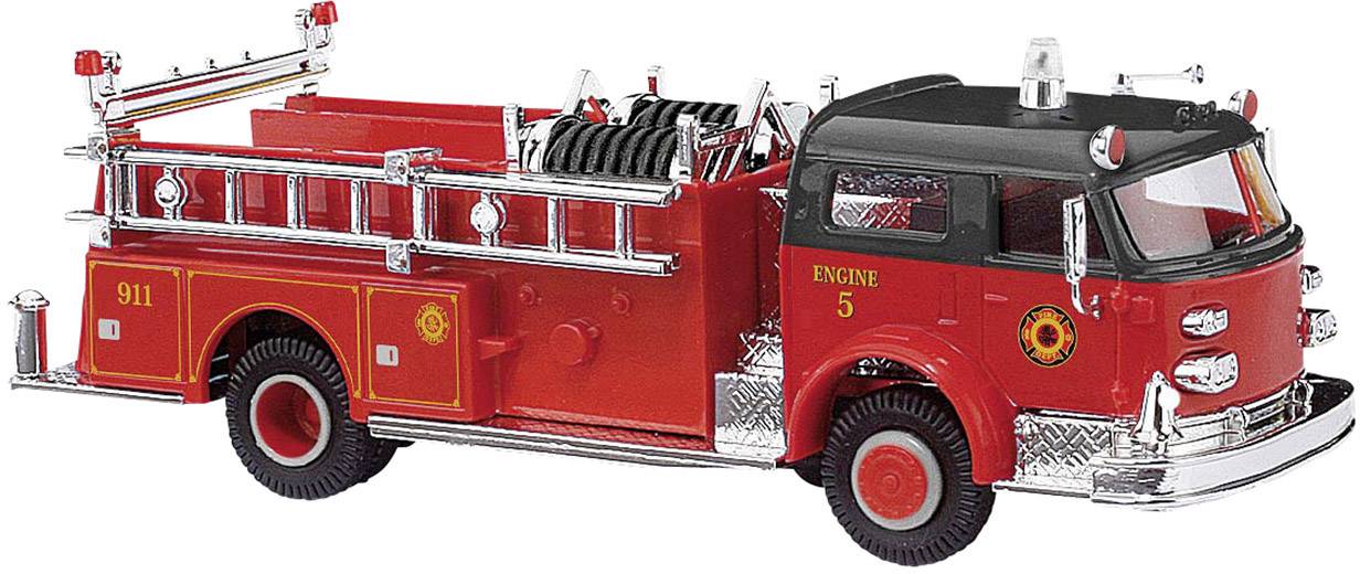 Busch 46018 H0 Einsatzfahrzeug Modell ALF LaFrance Pumper geschlossen
