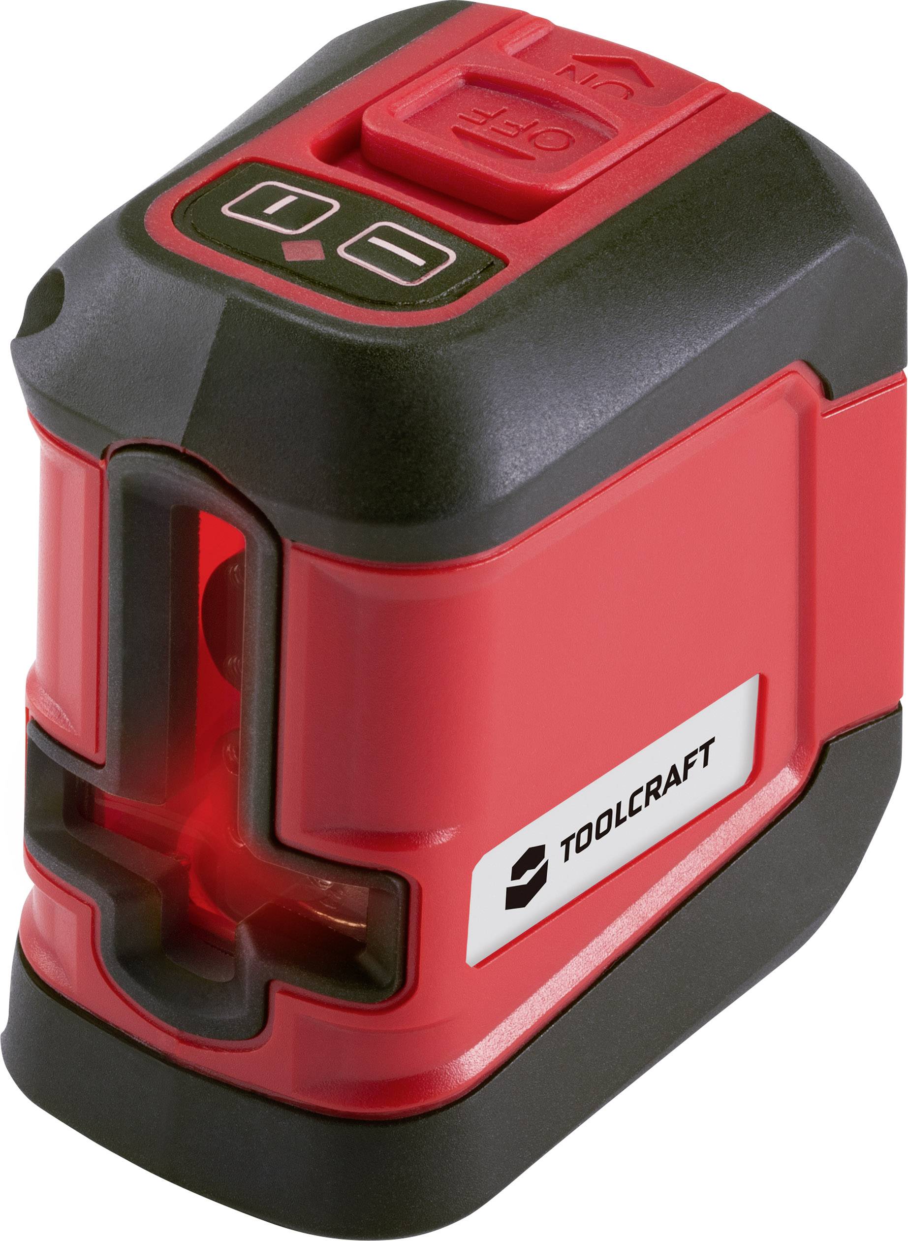 TOOLCRAFT CL8 Kreuzlinienlaser inkl. Stativ, selbstnivellierend Reichweite (max.): 8m
