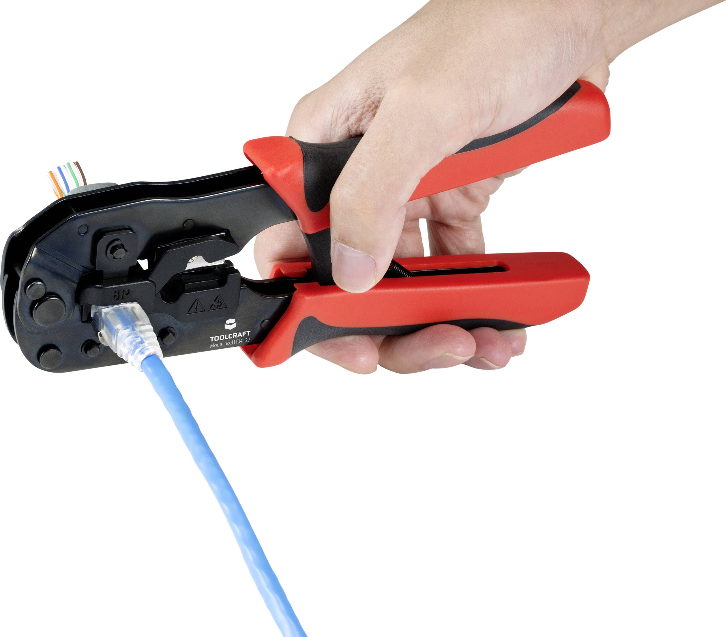 TOOLCRAFT TO-6425613 Crimpzange 1 Stück Modularstecker RJ45
