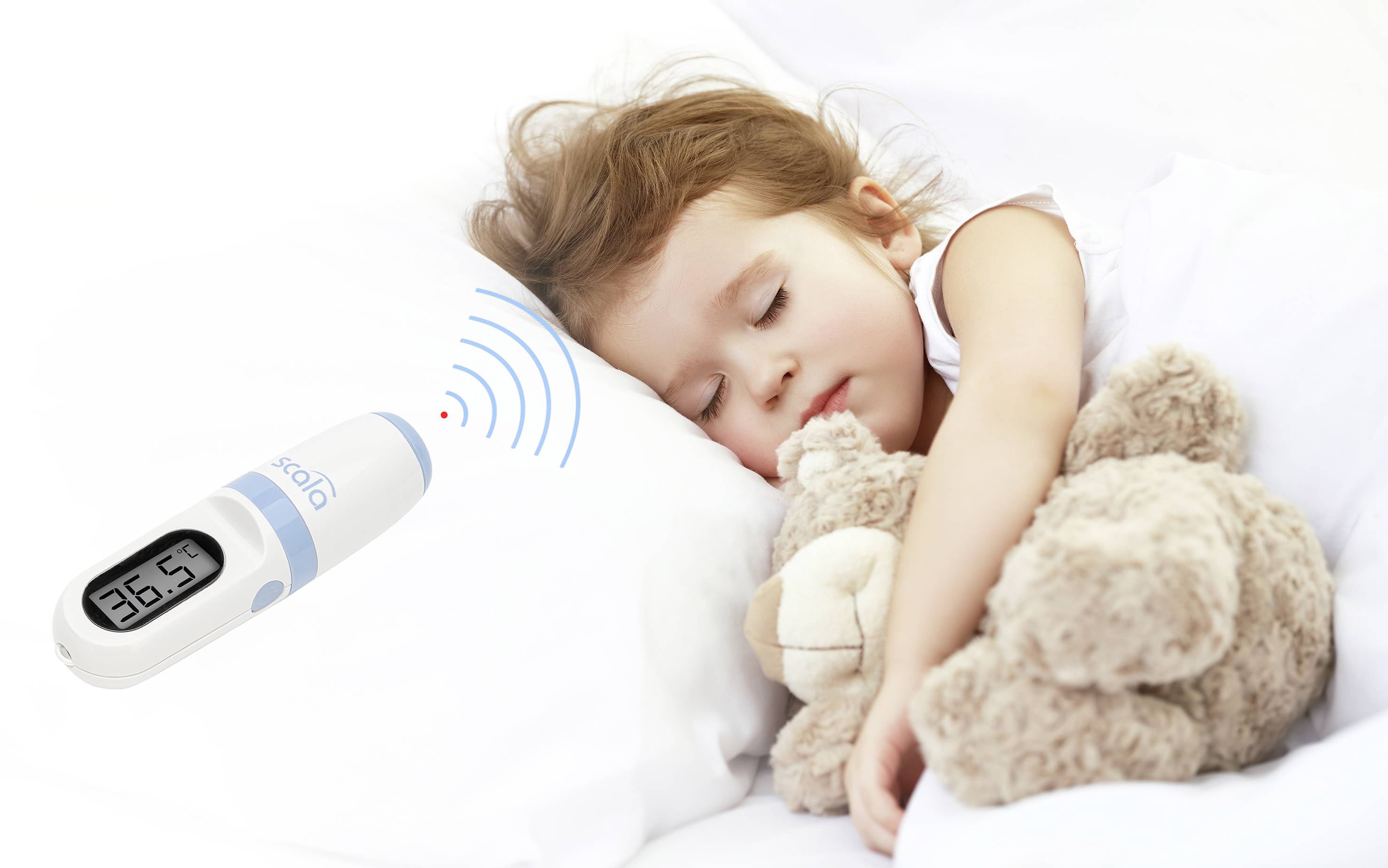 Scala SC 8271 Infrarot Fieberthermometer Berührungsloses messen