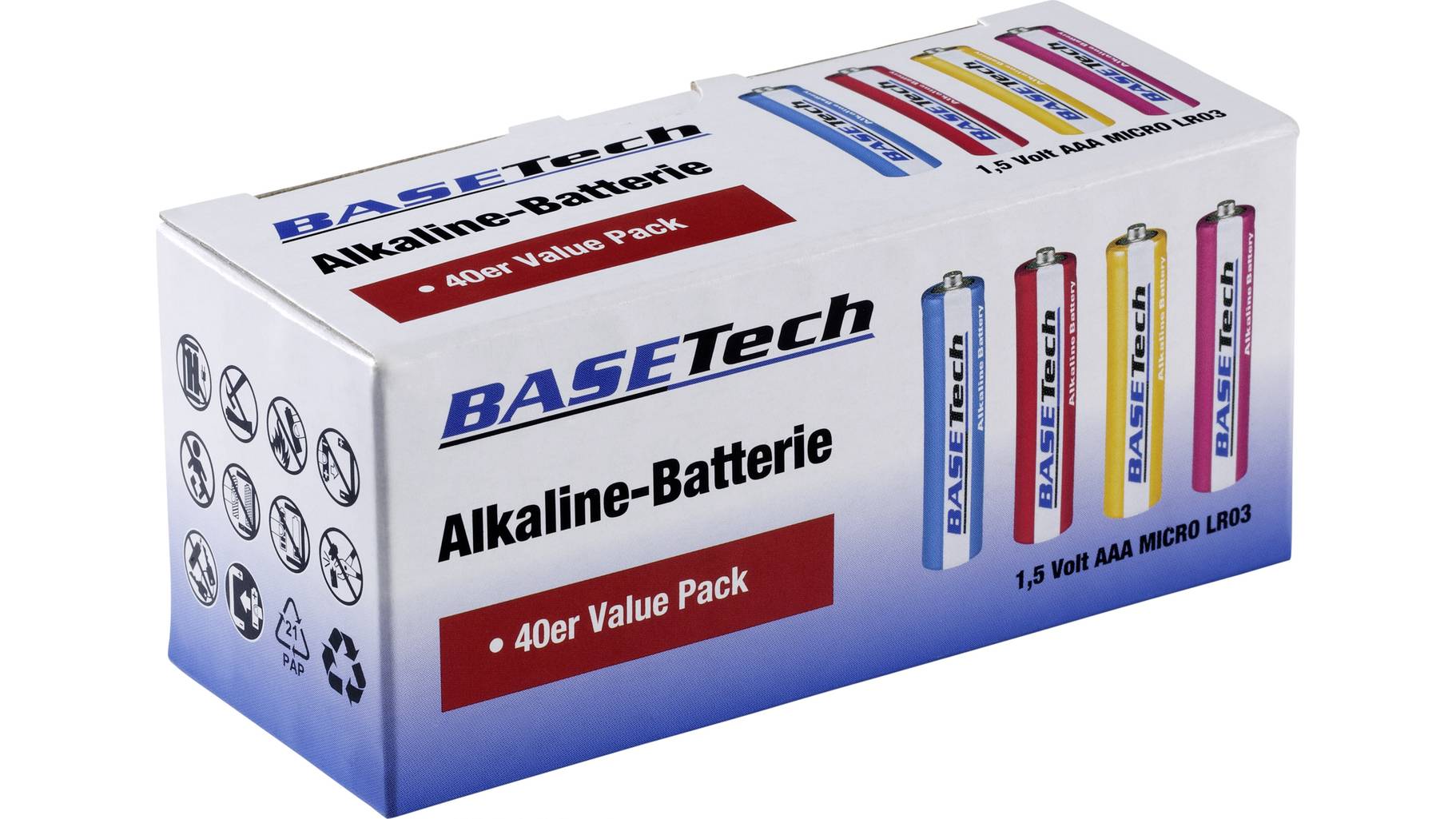 Batterie AAA Micro 1500 MAh NiMH LR03 1,2 V Batterie Ricaricabili Accus - Foto 5