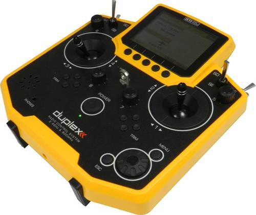 Jeti DS-12 Multimode Gelb Hand-Fernsteuerung 2,4GHz Anzahl Kanäle: 8