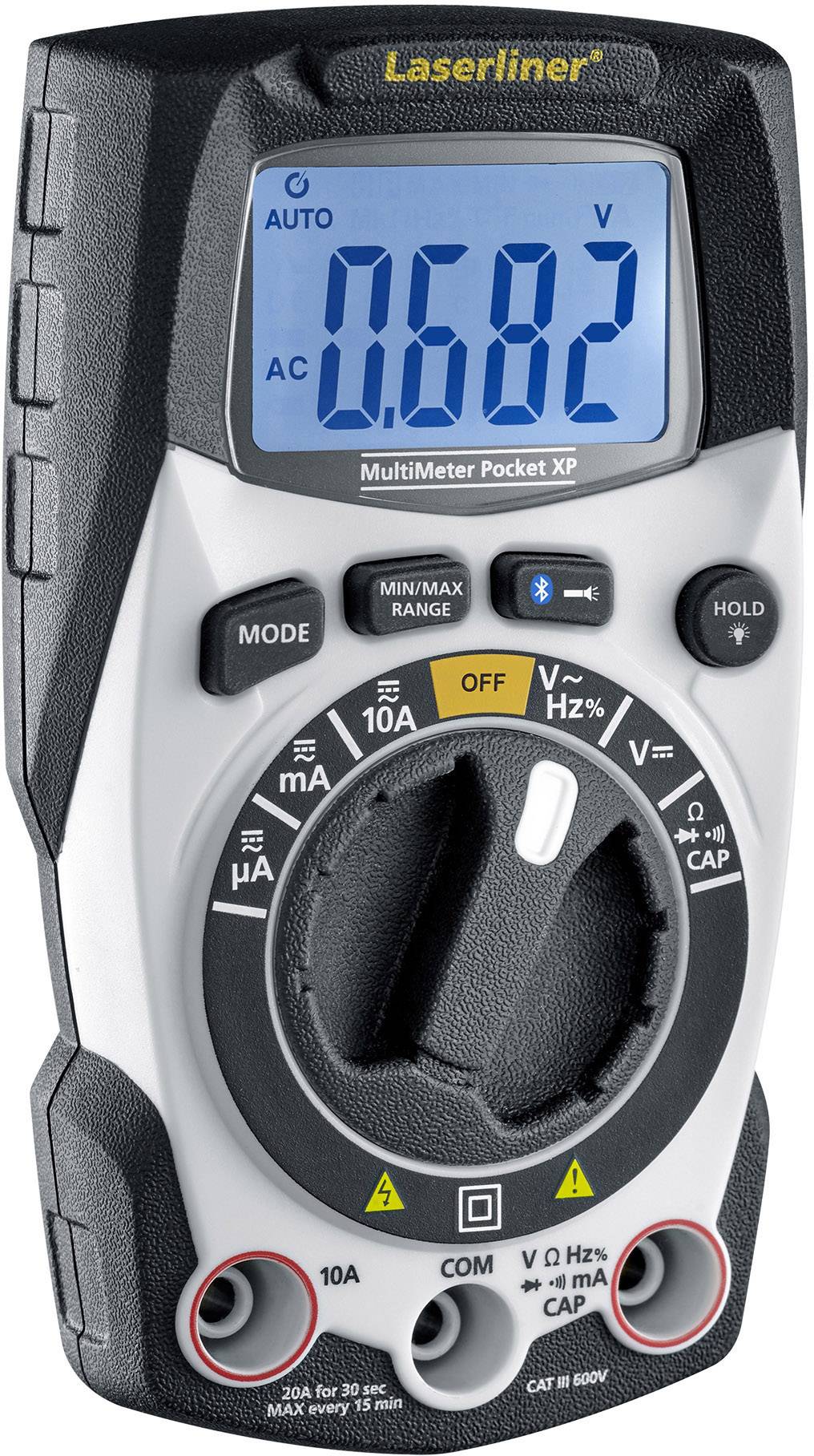 Multimeter Pocket XP 0,1 V-600 V AC/DC Phasenprüfer LASERLINER