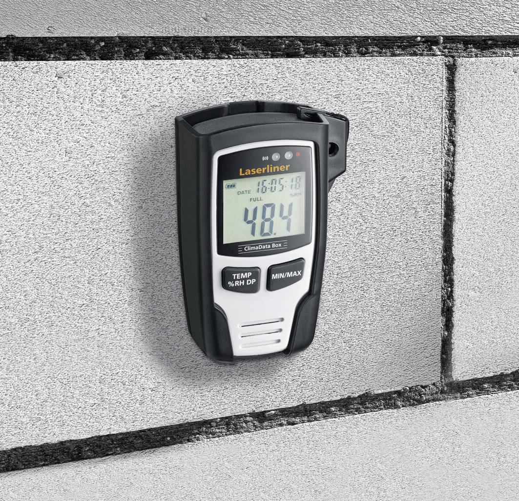 Laserliner 082.031A Luftfeuchtemessgerät (Hygrometer) 0% rF 100% rF Taupunkt-/Schimmelwarnanzeige