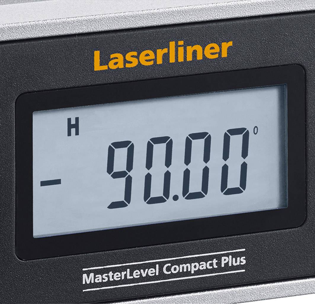 Laserliner MasterLevel Compact Plus 081.265A Digitale Wasserwaage mit Magnet 30mm