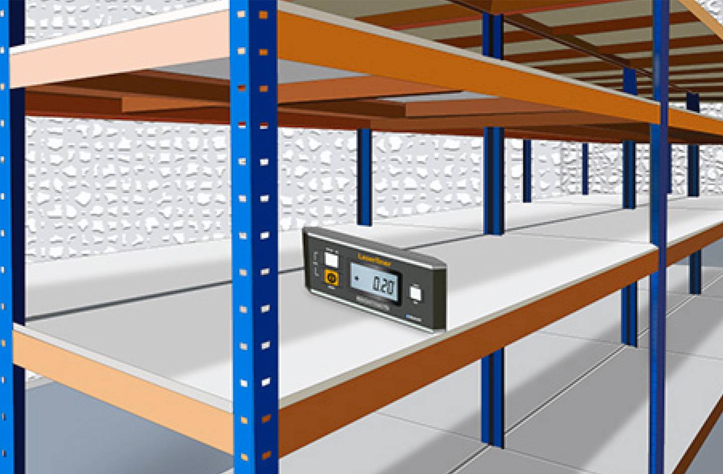 Laserliner MasterLevel Compact Plus 081.265A Digitale Wasserwaage mit Magnet 30mm