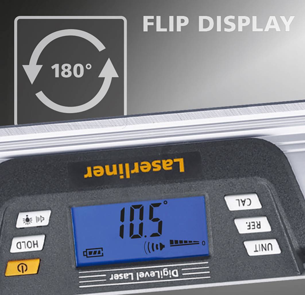 Laserliner 081.255A 081.255A Laser-Wasserwaage mit Magnet 400mm