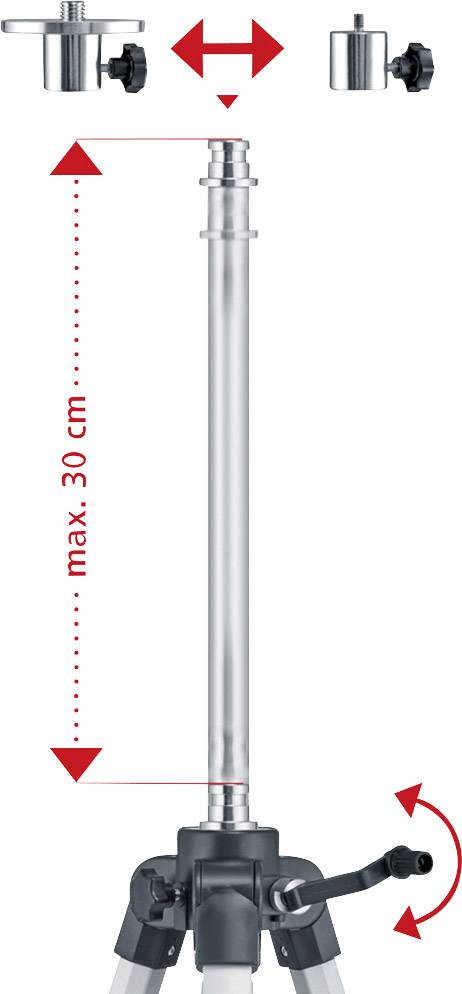 Laserliner VarioStand L 120 Teleskopstativ