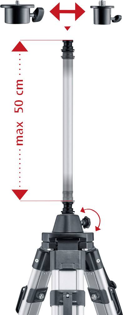 Laserliner VarioStand L 180 Teleskopstativ