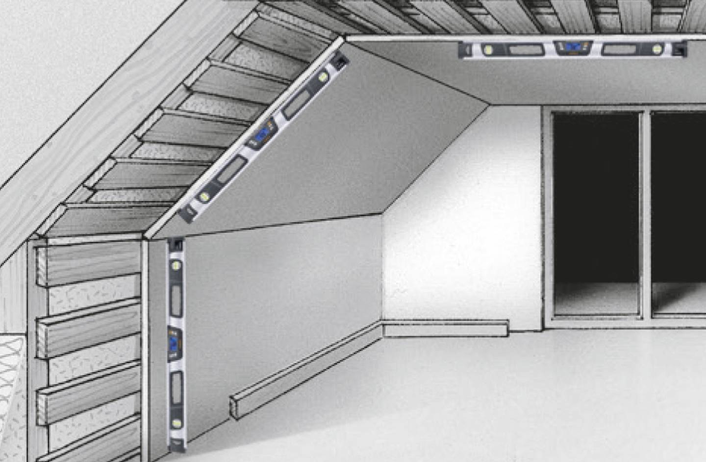 Laserliner 081.257A 081.257A Laser-Wasserwaage mit Magnet 800 mm