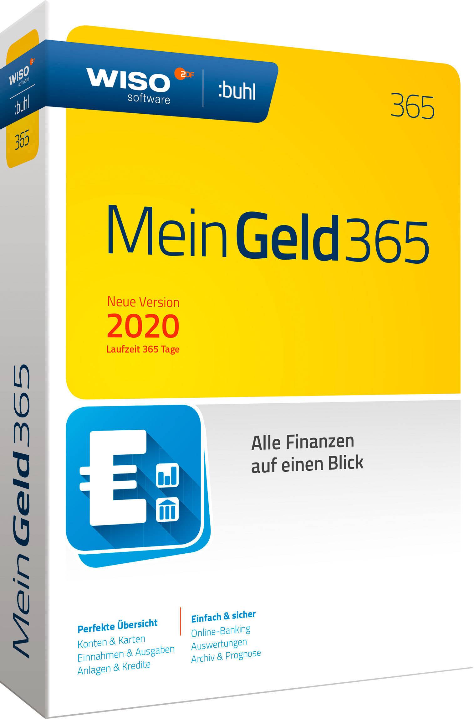 WISO Mein Geld 365 (2020) Jahreslizenz, 1 Lizenz Windows Finanz-Software