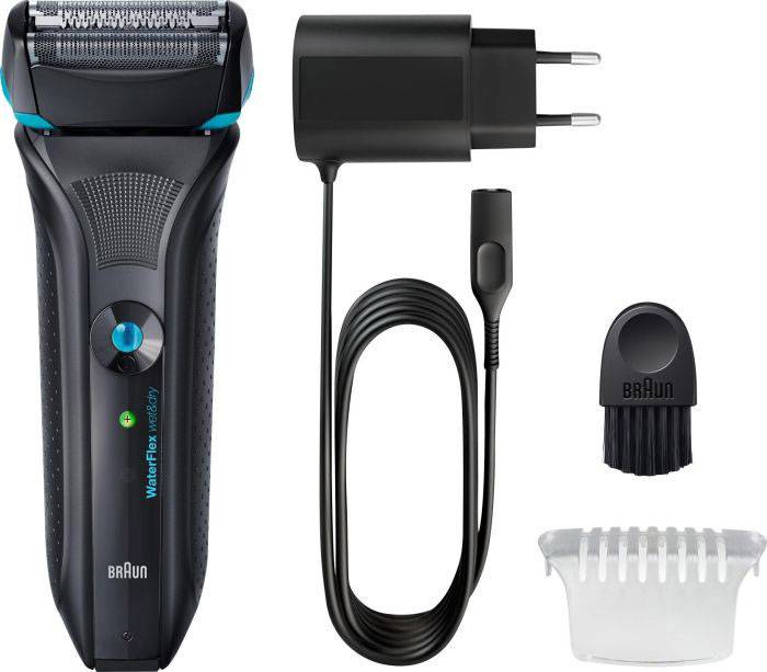 Braun Series 5 WaterFlex WF2s Folienrasierer Blau, Schwarz