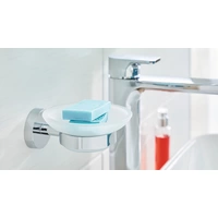 Tesa SMOOZ 40324-00000-00 Seifenschale Chrom (glänzend), Weiß (satiniert) Tesa SMOOZ 40324-00000-00 Seifenschale Chrom (glänzend), Weiß (satiniert)