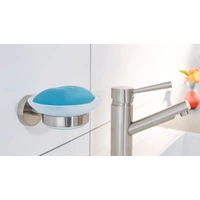 tesa MOON 40310-00000-00 Seifenschale Silber, Weiß (satiniert) tesa MOON 40310-00000-00 Seifenschale Silber, Weiß (satiniert)