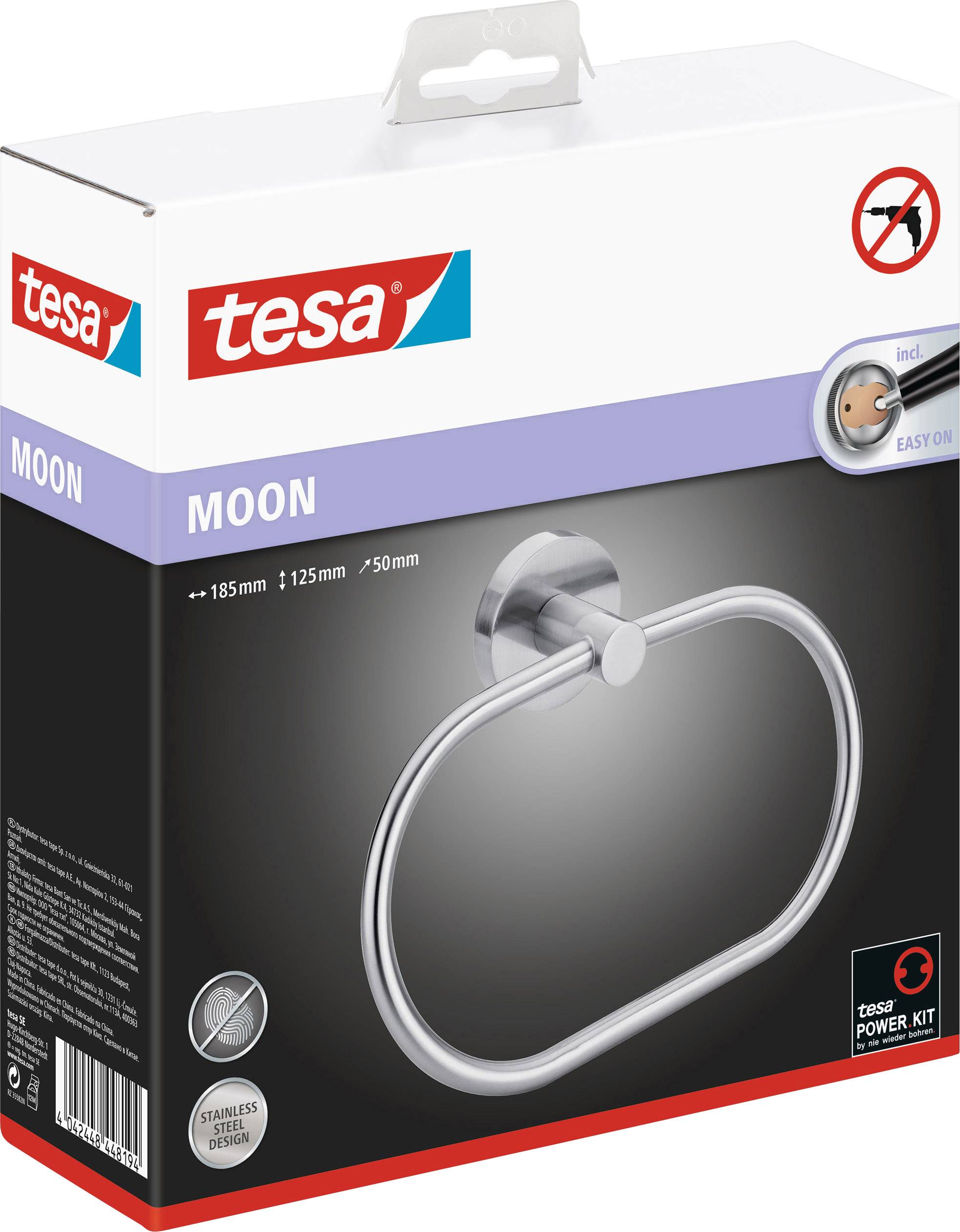 Tesa MOON Handtuchring Klebstoff Metall
