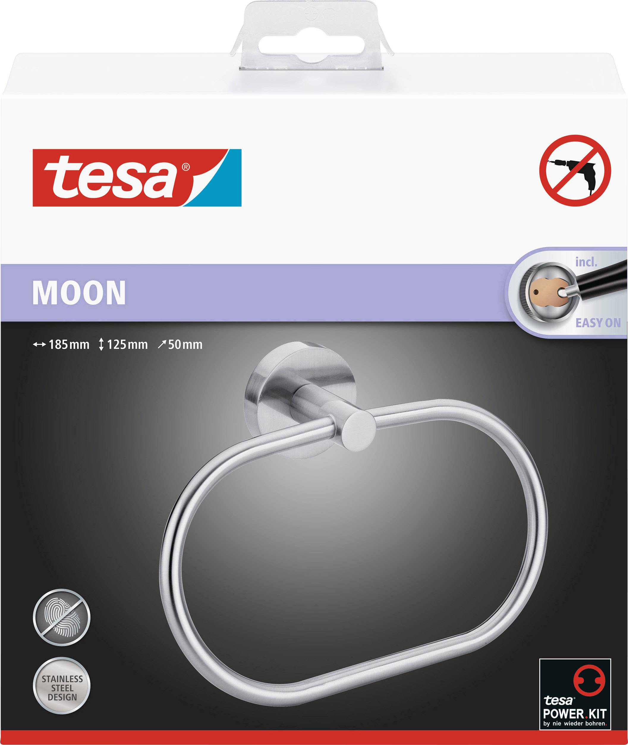 Tesa MOON Handtuchring Klebstoff Metall