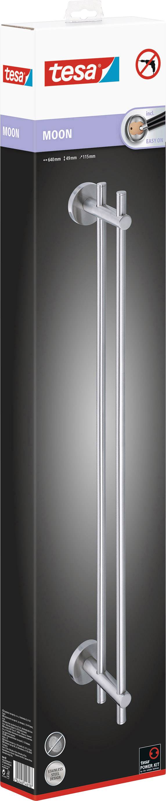 Verpackung eines Chrom-Doppelhandtuchs-Halters von Tesa, Modell 