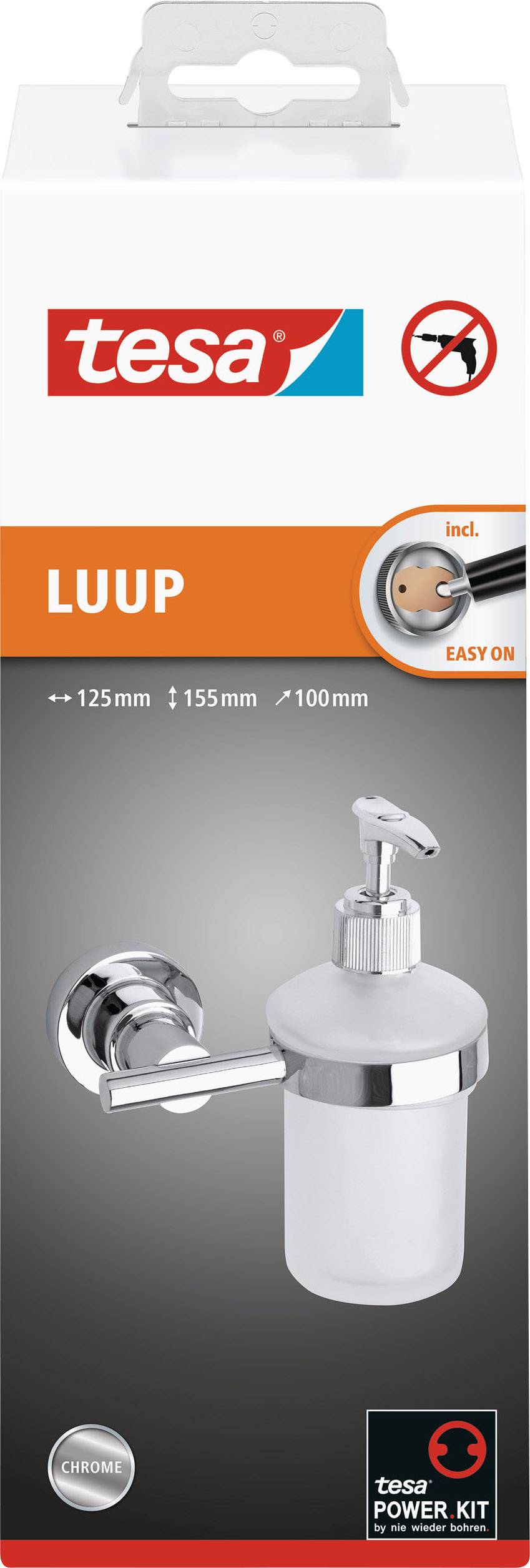 Tesa luup 40296-00000-00 Seifenspender 175ml Chrom (glänzend)
