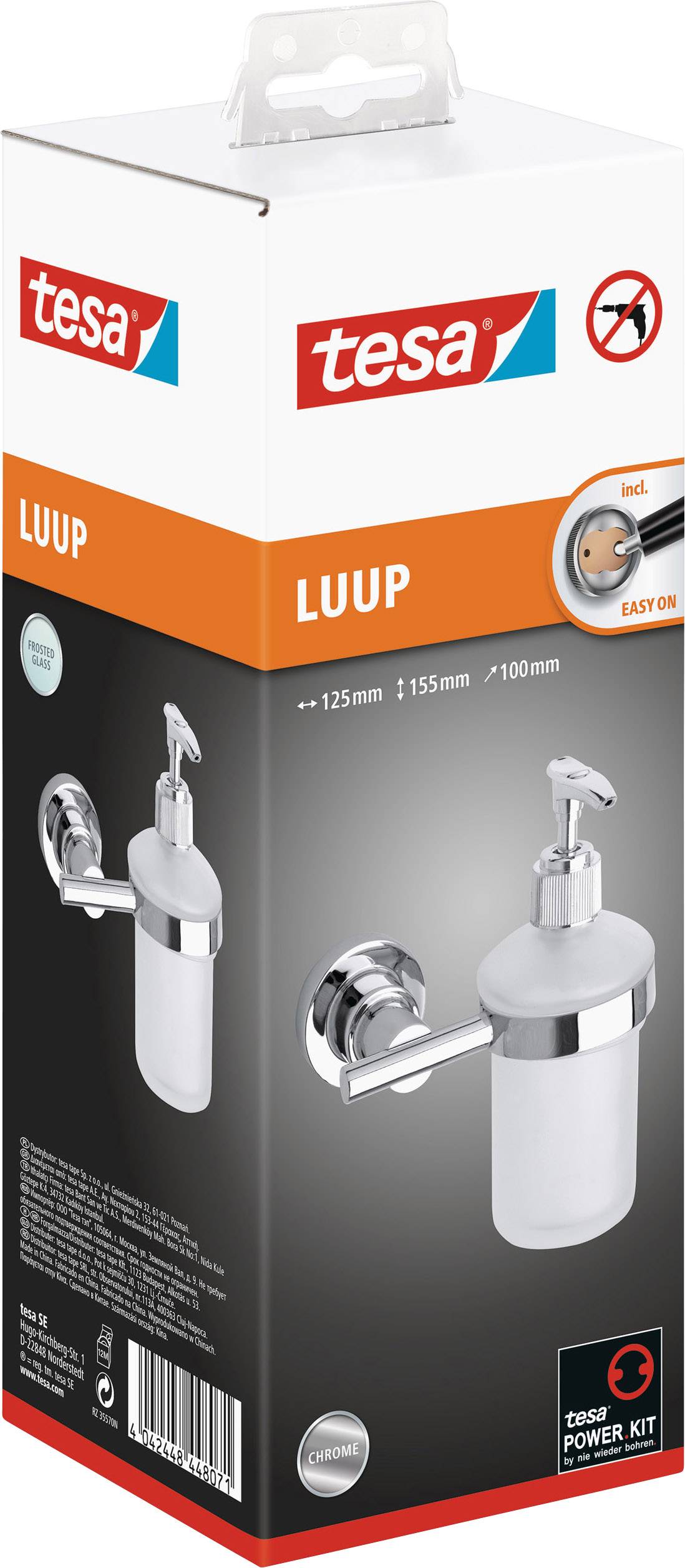 Tesa luup 40296-00000-00 Seifenspender 175ml Chrom (glänzend)