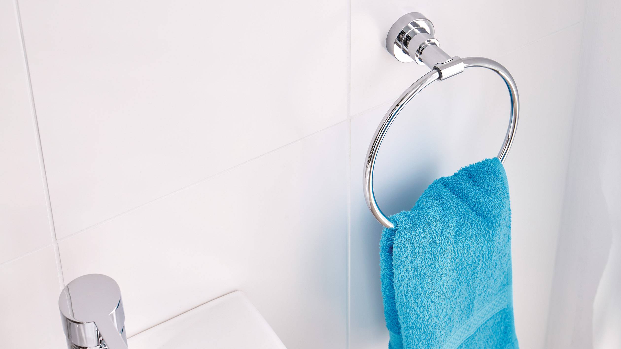 Tesa luup Handtuchring Klebstoff Metall