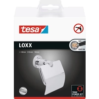 Tesa LOXX Toilettenpapierhalter Klebstoff Metall Tesa LOXX Toilettenpapierhalter Klebstoff Metall