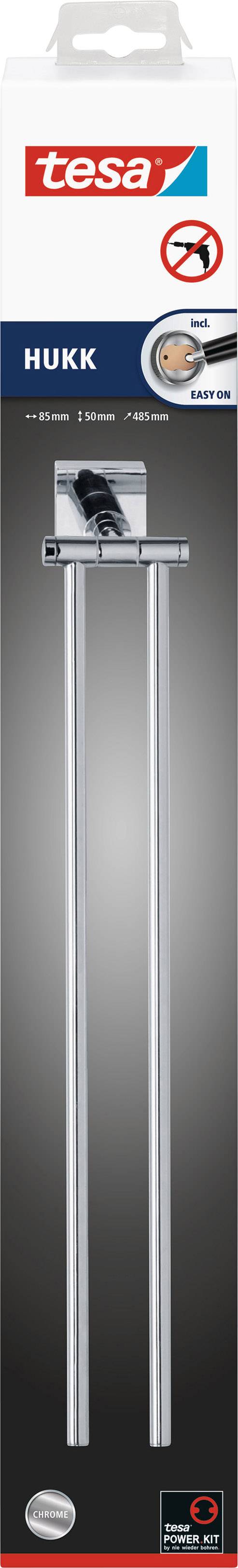 Tesa hukk Handtuchhalter schwenkbar Klebstoff Metall