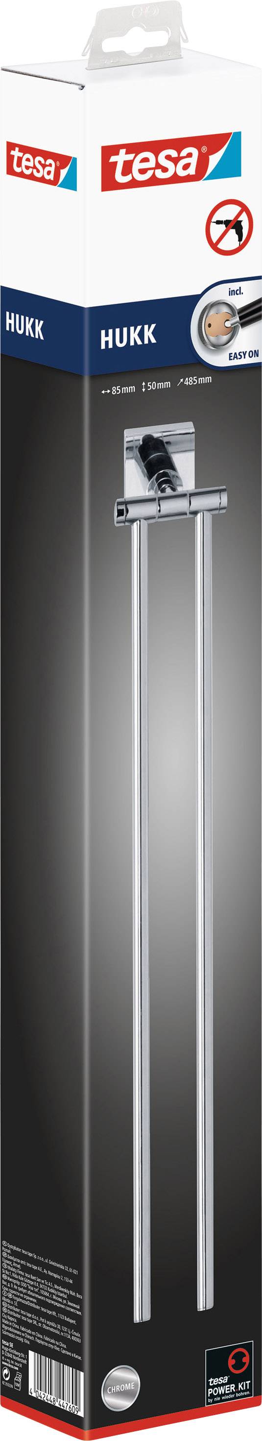 Tesa hukk Handtuchhalter schwenkbar Klebstoff Metall