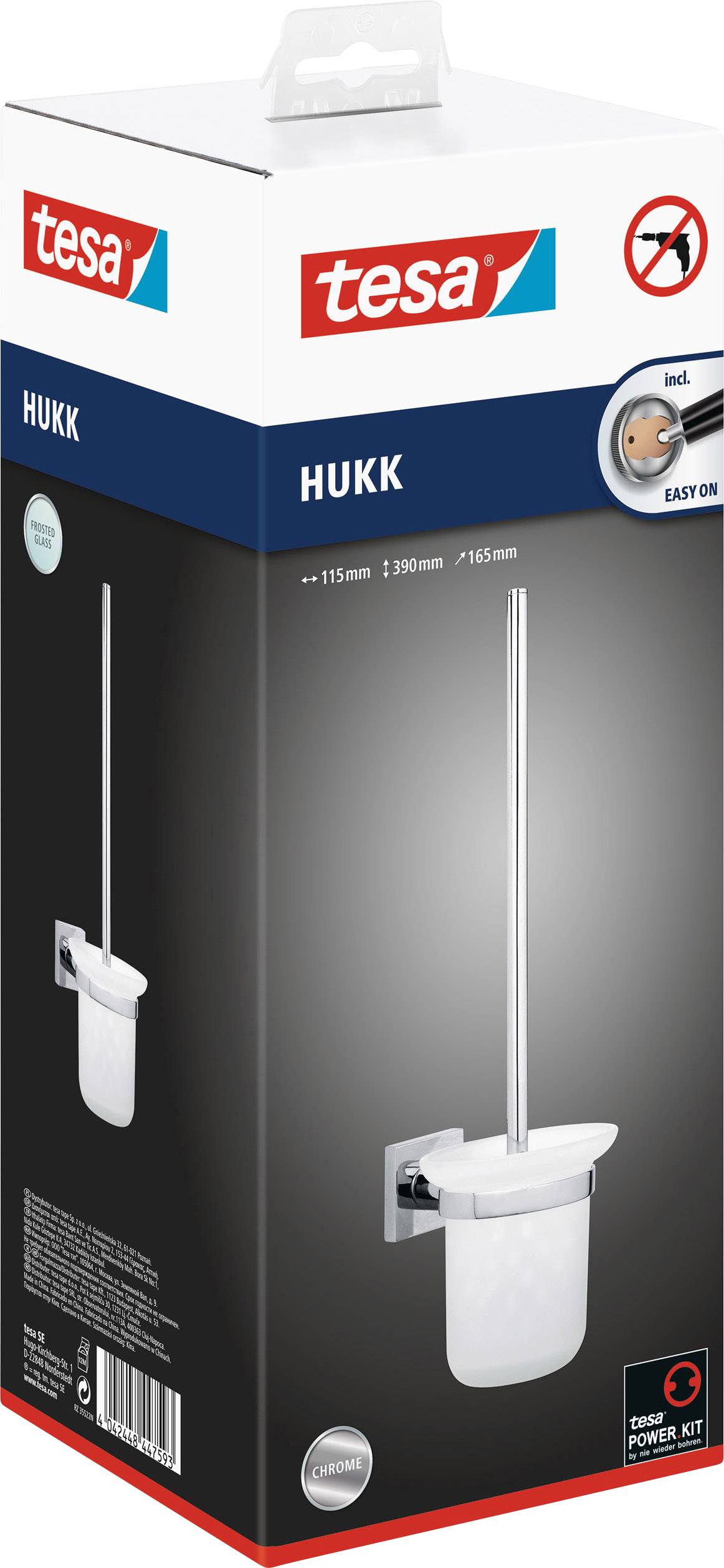 Tesa hukk Klobürsten-Halter Klebstoff Metall