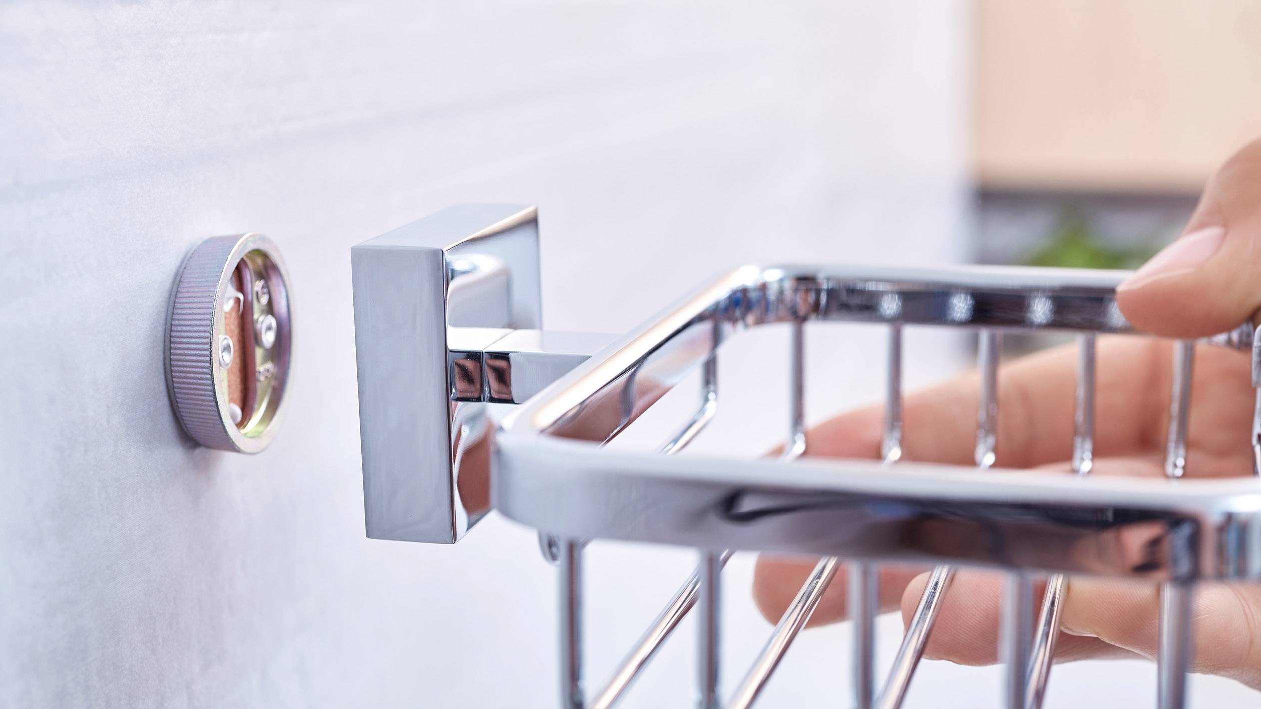 Tesa ekkro 40241-00000-00 Seifenkorb Chrom (glänzend)