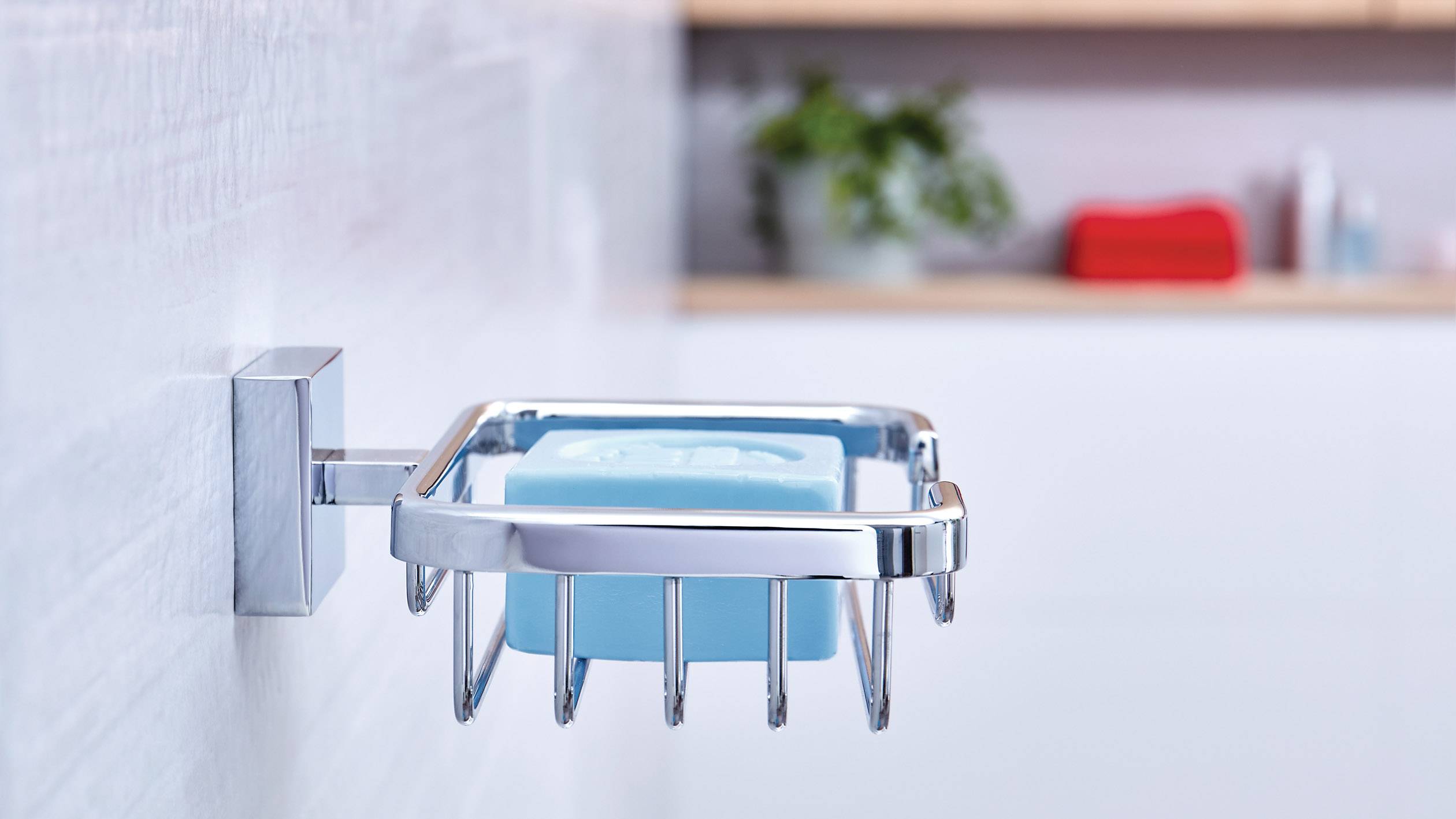 Tesa ekkro 40241-00000-00 Seifenkorb Chrom (glänzend)