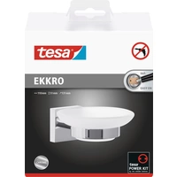 Tesa ekkro 40240-00000-00 Seifenschale Chrom (glänzend), Weiß (satiniert) Tesa ekkro 40240-00000-00 Seifenschale Chrom (glänzend), Weiß (satiniert)