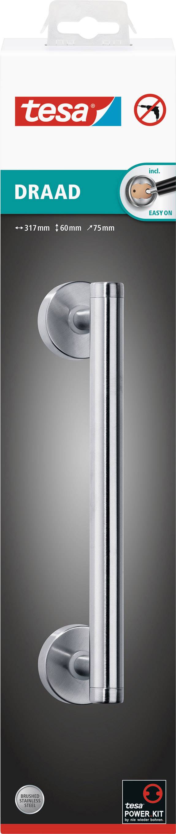 Tesa 40231-00000-00 draad Haltergriff Klebstoff Silber