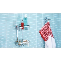 Tesa 40211-00000-00 ALUXX Badablage Klebstoff Chrom (glänzend) Tesa 40211-00000-00 ALUXX Badablage Klebstoff Chrom (glänzend)