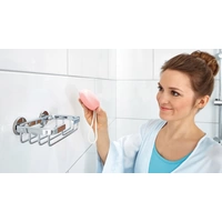 Tesa 40208-00000-00 ALUXX Seifenkorb Klebstoff Chrom (glänzend) Tesa 40208-00000-00 ALUXX Seifenkorb Klebstoff Chrom (glänzend)